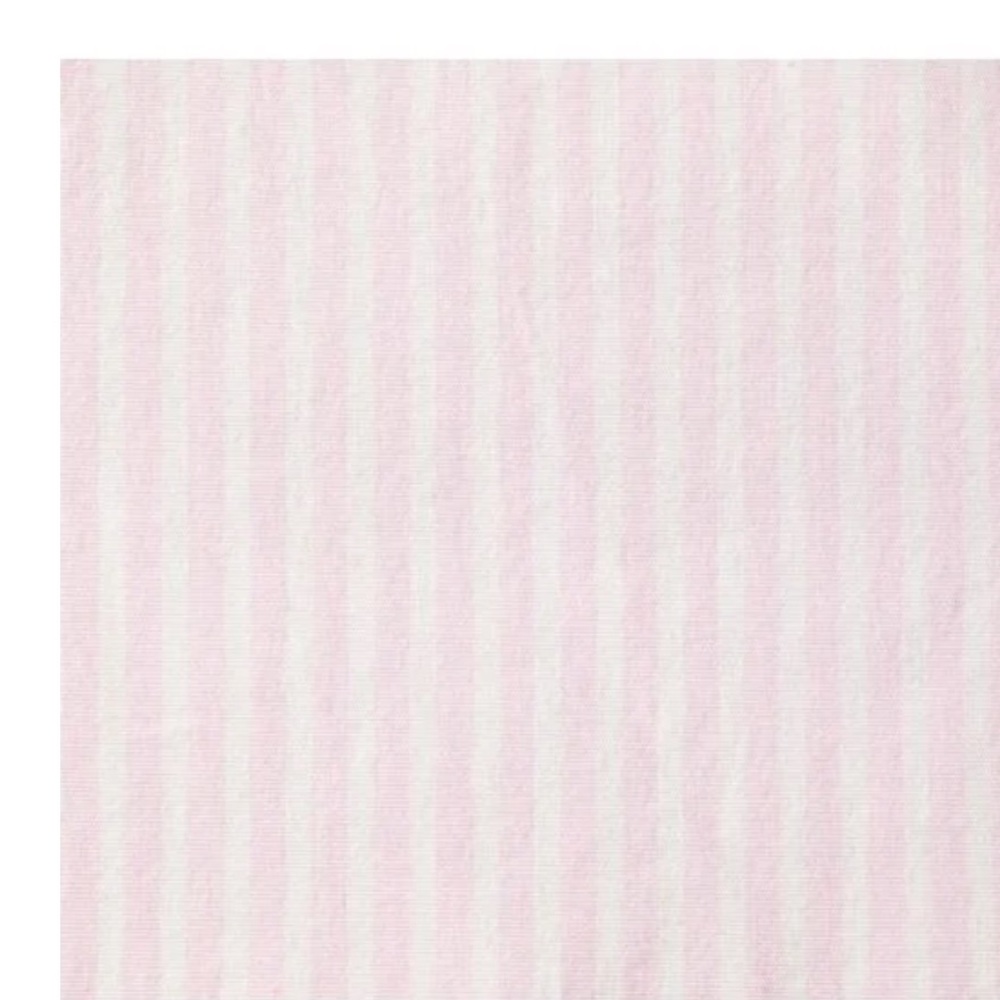 SKIMS Oversized Stretch Cotton Stripe Pajama Set | Cherry Blossom Stripe | S - Picture 7 of 11